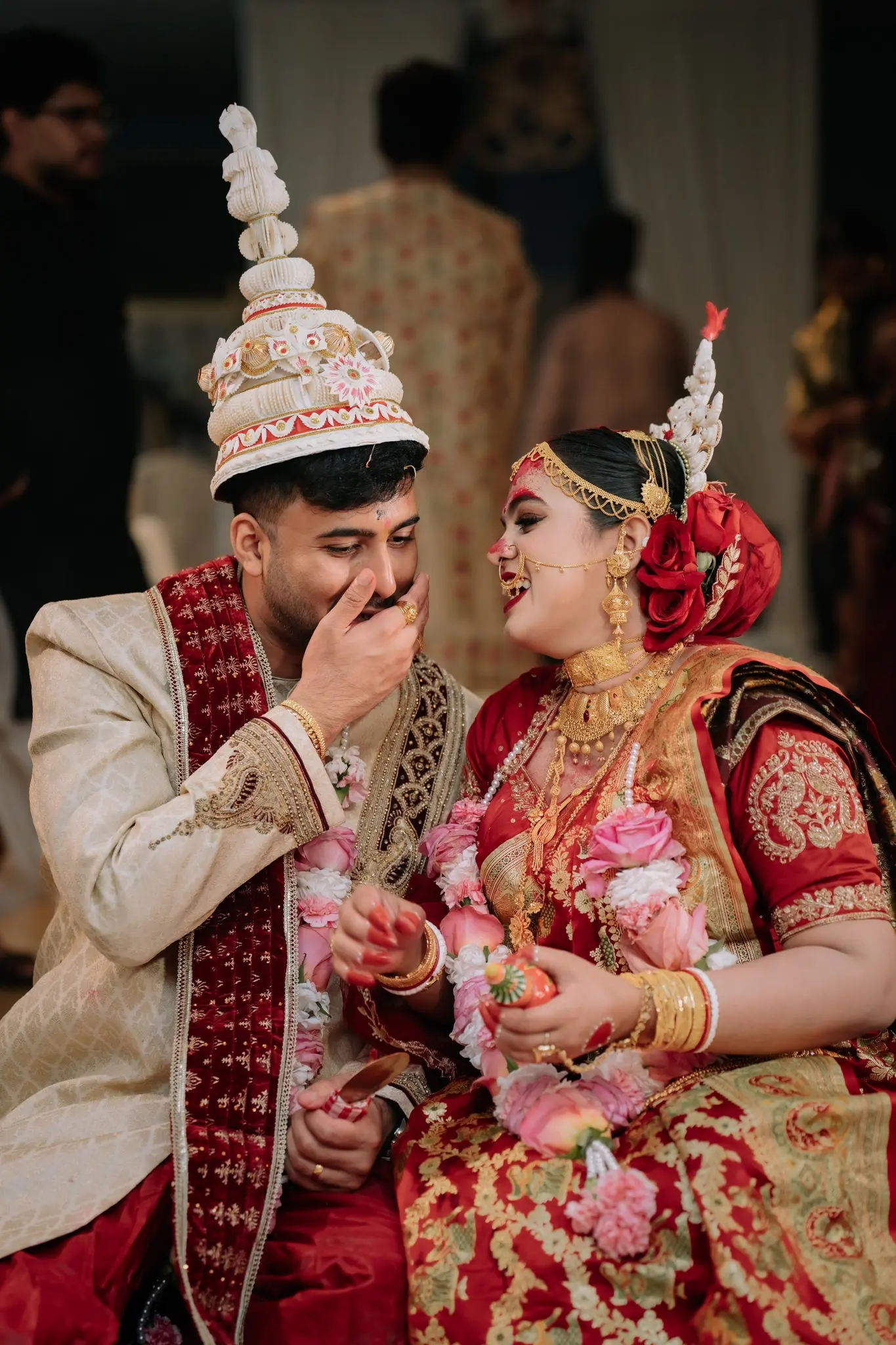Wedding moment right